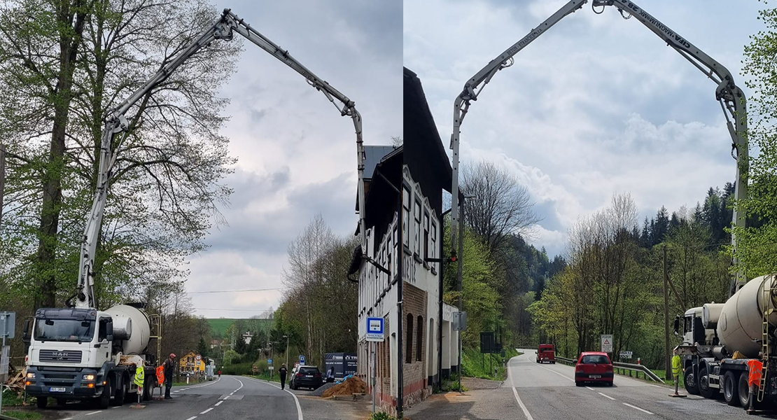 Doprava a čerpání betonu